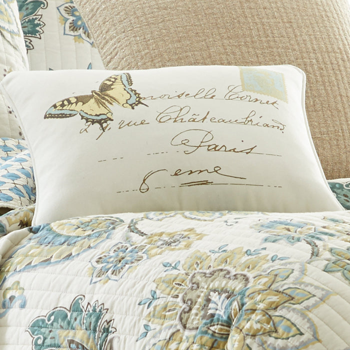 Levtex Home Palladium Butterfly Pillow Decorative Pillows