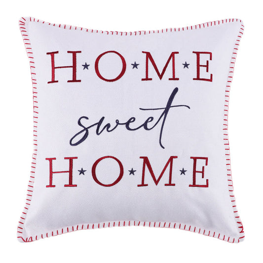 Providence Stripe Home Sweet Home Pillow