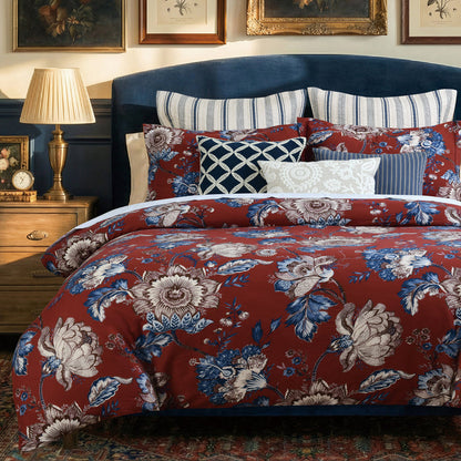 Royce Red Duvet Cover Set