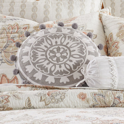Levtex Home Selesta Round Pillow Decorative Pillows