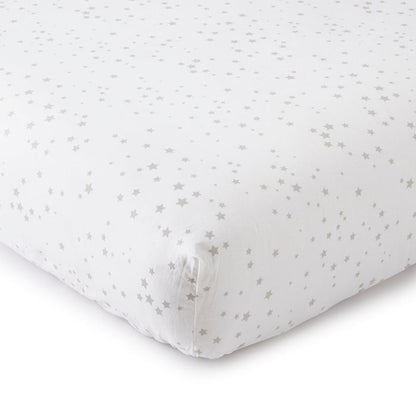 Levtex Home Skylar Star Cotton Crib Fitted Sheet Crib Fitted Sheets