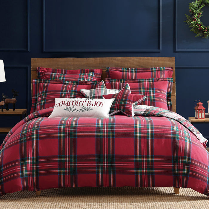 Levtex Home Spencer Plaid Comfort & Joy Pillow Decorative Pillows