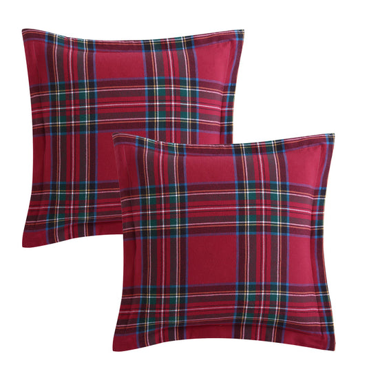Levtex Home Spencer Plaid Euro Sham Set of 2 Euro Shams