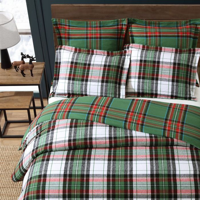 Levtex Home Spencer Plaid Euro Sham Set of 2 Euro Shams