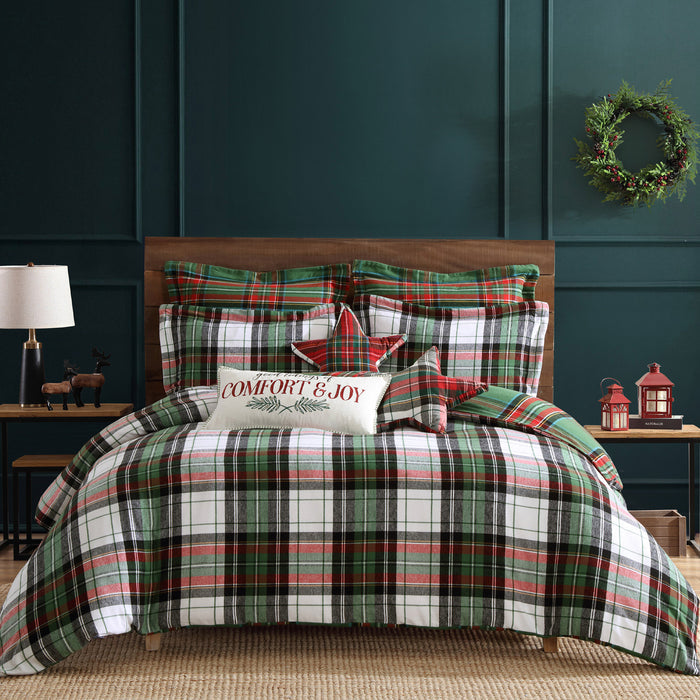 Levtex Home Spencer Plaid Euro Sham Set of 2 Euro Shams