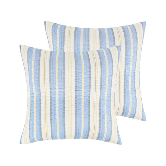 Levtex Home St Bart Stripe Euro Sham Set of 2 Euro Shams