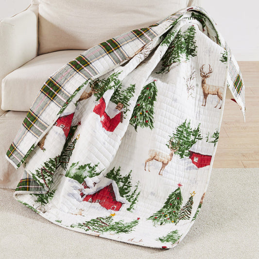Levtex Home Tatum Pines Quilted Throw Throws