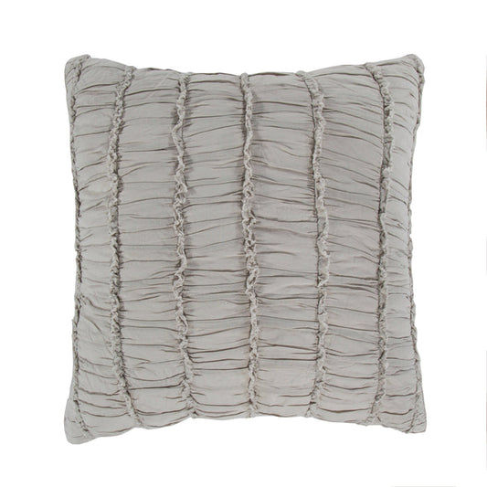 Levtex Home Taupe Ruched Euro Sham Euro Shams