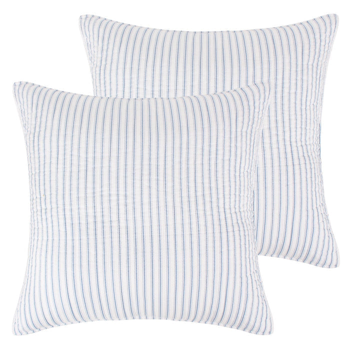 Levtex Home Tobago Stripe Euro Sham Set of 2 Euro Shams