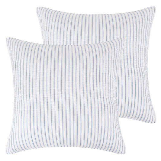 Levtex Home Tobago Stripe Euro Sham Set of 2 Euro Shams