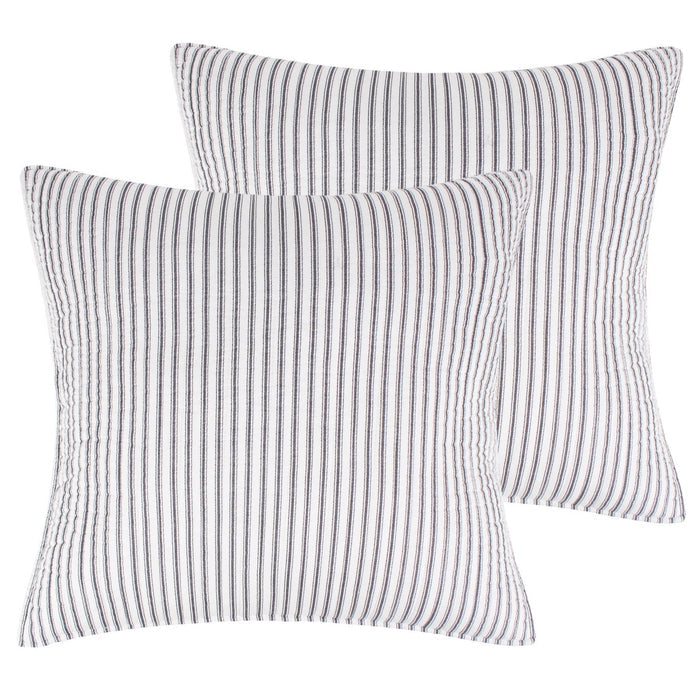 Levtex Home Tobago Stripe Euro Sham Set of 2 Euro Shams