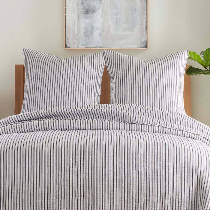 Levtex Home Tobago Stripe Euro Sham Set of 2 Euro Shams