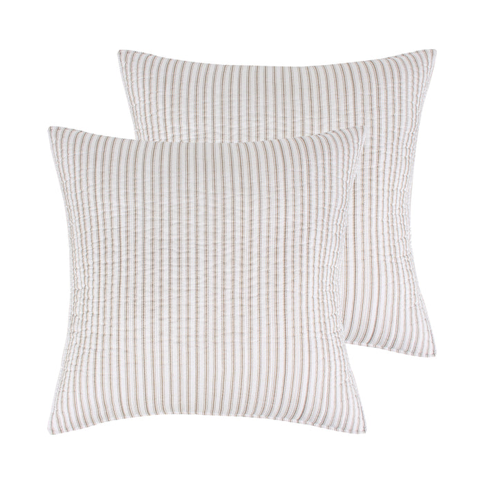 Tobago Stripe Euro Sham Set of 2