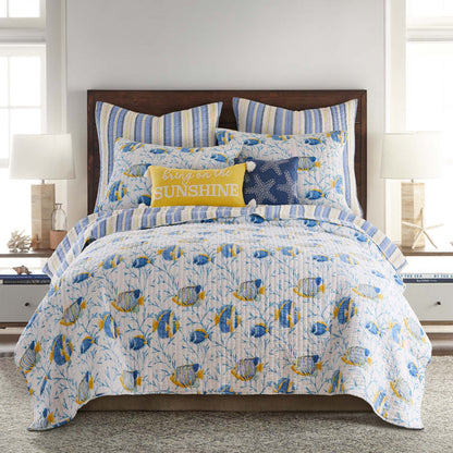 Levtex Home Tropical Sea Euro Sham 2pck Euro Shams