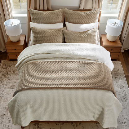 Levtex Home Velvet Stitch Euro Sham - Set of 2 Euro Shams