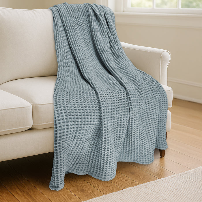 Levtex Home Waffle Blanket Throw Blankets