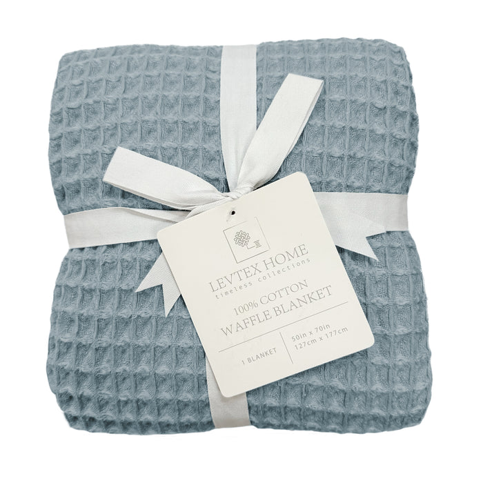 Levtex Home Waffle Blanket Throw Blankets