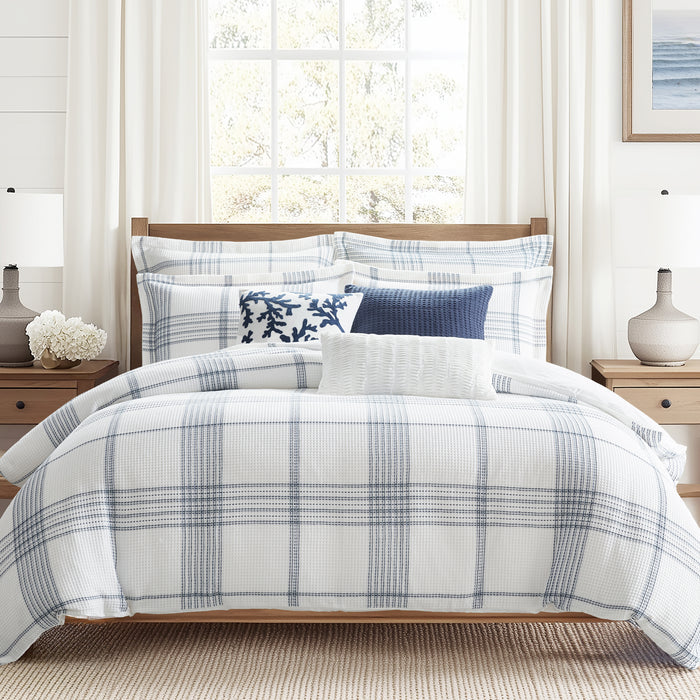 Waffle Plaid Euro Sham Set of 2