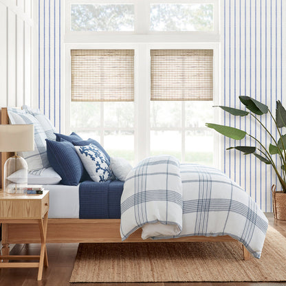 Waffle Plaid Euro Sham Set of 2